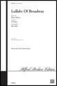 Lullaby of Broadway SATB choral sheet music cover